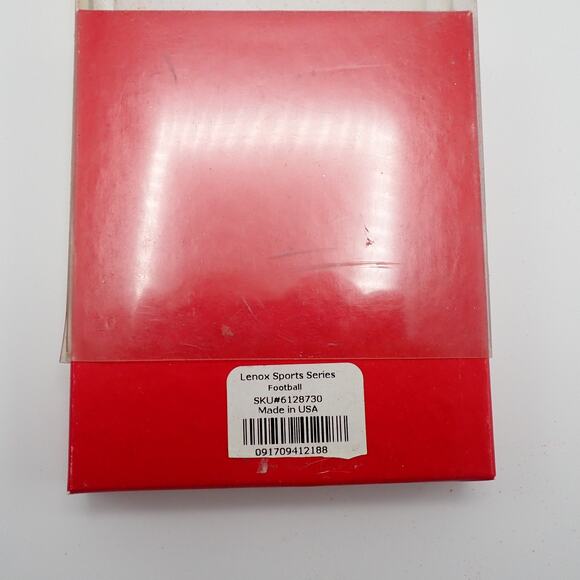 Lenox Sports Series Football Round Porcelain Ornament in Original Box, 3.25" W - Picture 6 of 7